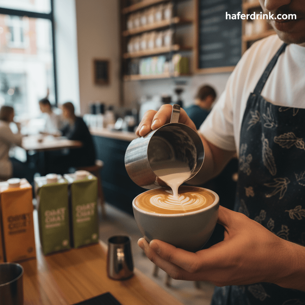 Die beste Hafermilch für Kaffee und Latte Art