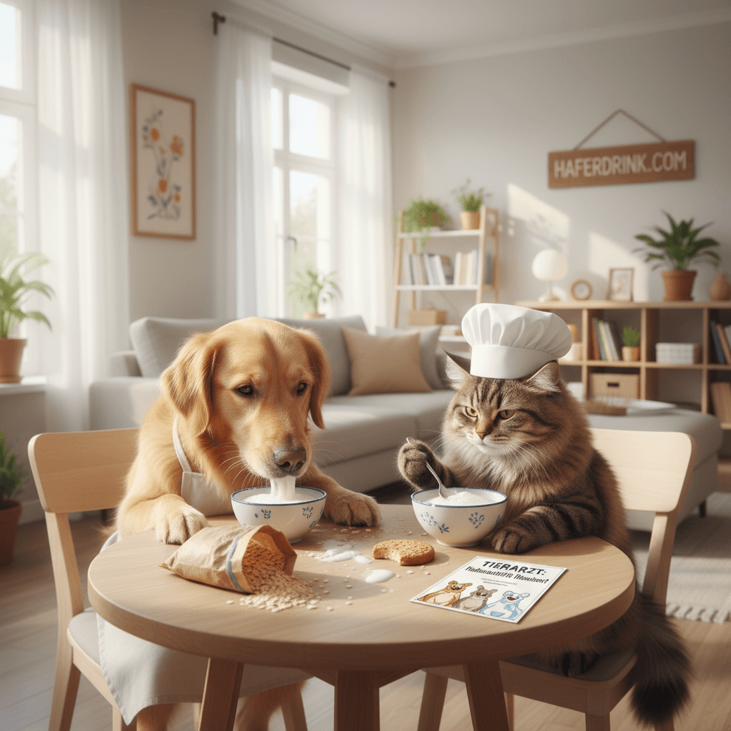 Dürfen Haustiere Haferdrink trinken?