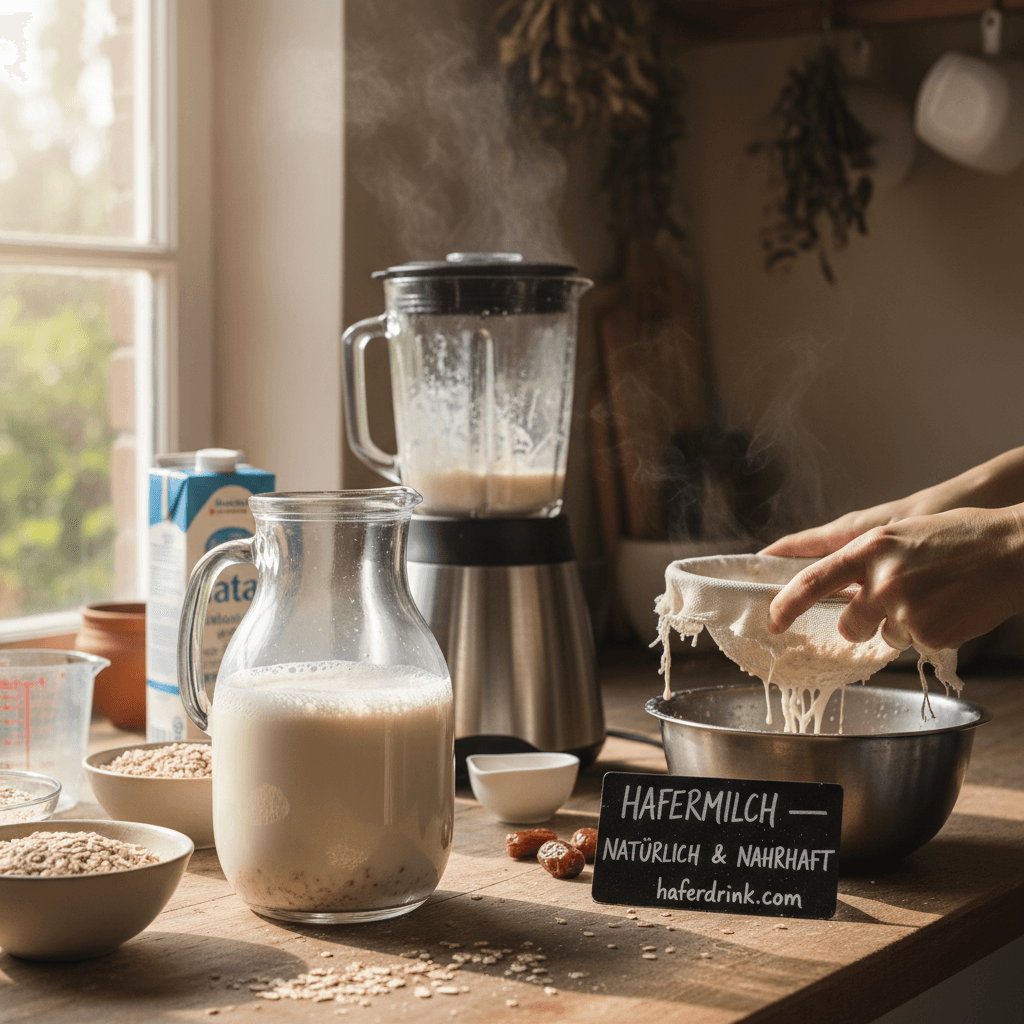 Wie wird Hafermilch hergestellt?