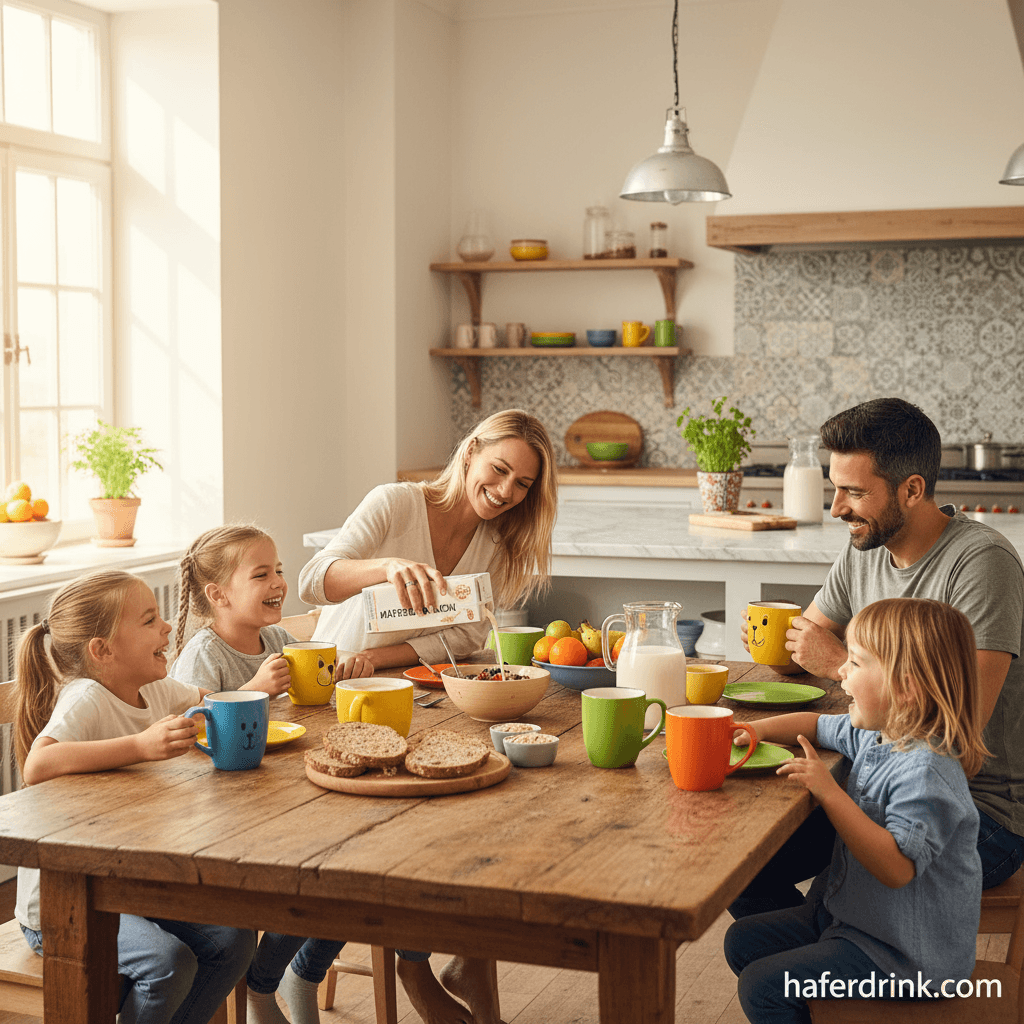 Hafermilch für Kinder – worauf Eltern achten sollten