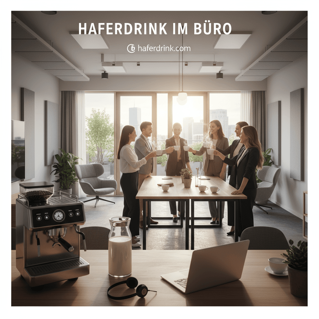 Haferdrink im Büro – so gelingt der pflanzliche Arbeitsalltag