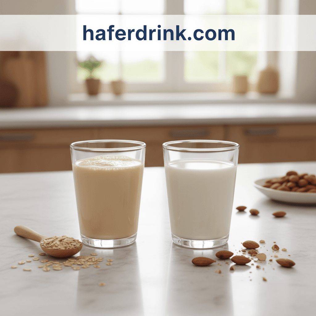 Hafermilch vs. Mandelmilch 2025 – Geschmack, Nachhaltigkeit, Preis